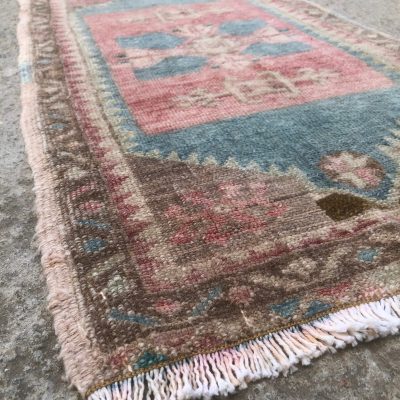 Tribal Ethnic Turkish Rug, Home Decor Rug, Vintage Handwoven Rug, Yastik, Kitchen Rug, Interior Design,Small Turkish Door Mat Rug, 1’8 x3’