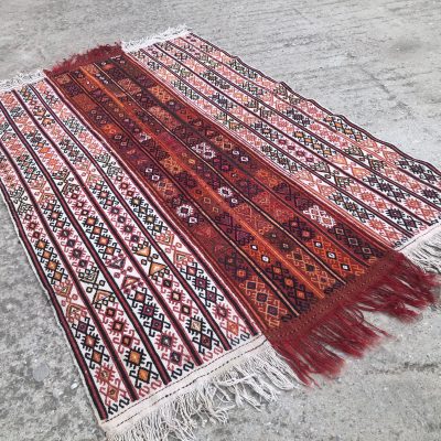 Tribal Turkish Kilim Rug, Decorative Kilim Rug, Nomadic Kilim Rug, Vintage Kilim Rug, Old Turkish Kilim Rug, 3’8 x 5’8 feet ,