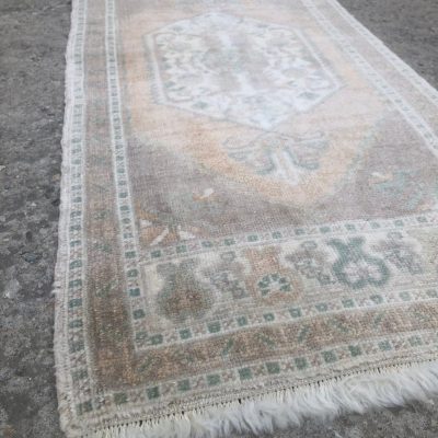 Small Oushak Turkish Rug, Decorative Small Rug, Small Carpet Rug, Bedside Rug, Shoe Mat, Placemat Rug, Anatolian Vintage Small Rug,