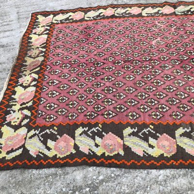 Turkish Handmade Kilim Rug, Vintage Kilim Rug, Decorative Kilim Rug, Kilim Rug, Turkish Kilim Rug, Old Turkish Kilims, Kelim 4’9 x 7’11