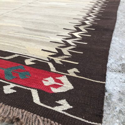 Turkish Kilim rug, Area Kilim Rug, Home Decor Kilim Rug, Oriental Kilim Rug, Anatolian Kilim Rug, Natural Dyed Kilim Large  Kilim 5’2 x 7’6