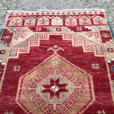 Small Turkish Rug, Anatolian Small Rug, Oriental Small Rug, Vintage Door Mat Rug, Welcome Rug, Turkish Bath Rugs, Bathroom rug, 1’9×2’10