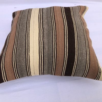 Kilim Cushion Cover, Nomadic Pillowcase, Kilim Stripe Pillowcase, Handmade Pillowcase, Cushion Kilim Cover,Oriental Cushioncase, 20”x20”