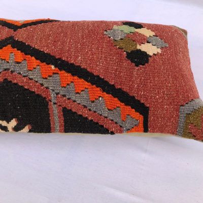 Cushion Pillowcase, Lumbar Kilim Cover, Oriental Vintage Kilim Pillowcase, Home Decor Pillowcase, Bedroom Ornament Pillowcase, 12×23