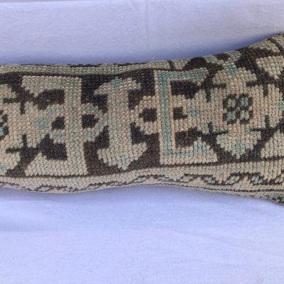 Extra long lumbar pillow Turkish Rug Pillow, Cover Anatolian Long Carpet Long Lumbar Pillow Cover | turkish rug pillow cover, 9” x 53”