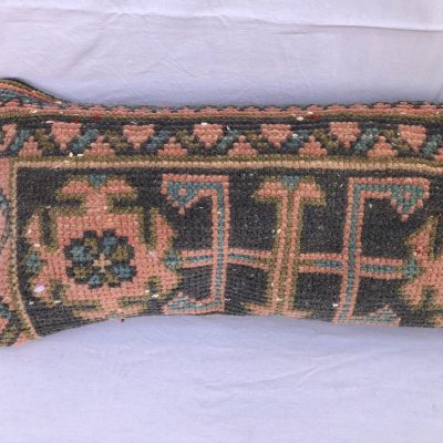 Extra long lumbar pillow Turkish Rug Pillow, Cover Anatolian Long Carpet Long Lumbar Pillow Cover | turkish rug pillow cover, 10”x50”