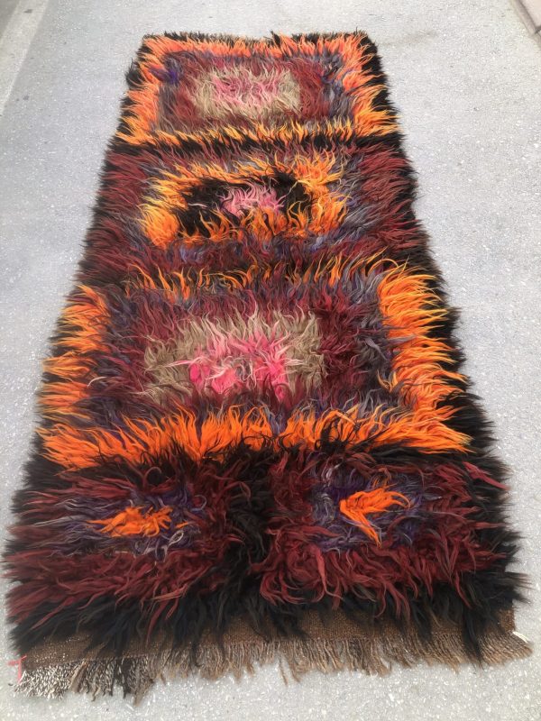 Front foyer Rug,Tribal Rug, interior design rug, ethnic Turkish rug, Turkish Runner Rug, Turkish Rug, Mohair Rug, Shaggy Rug,